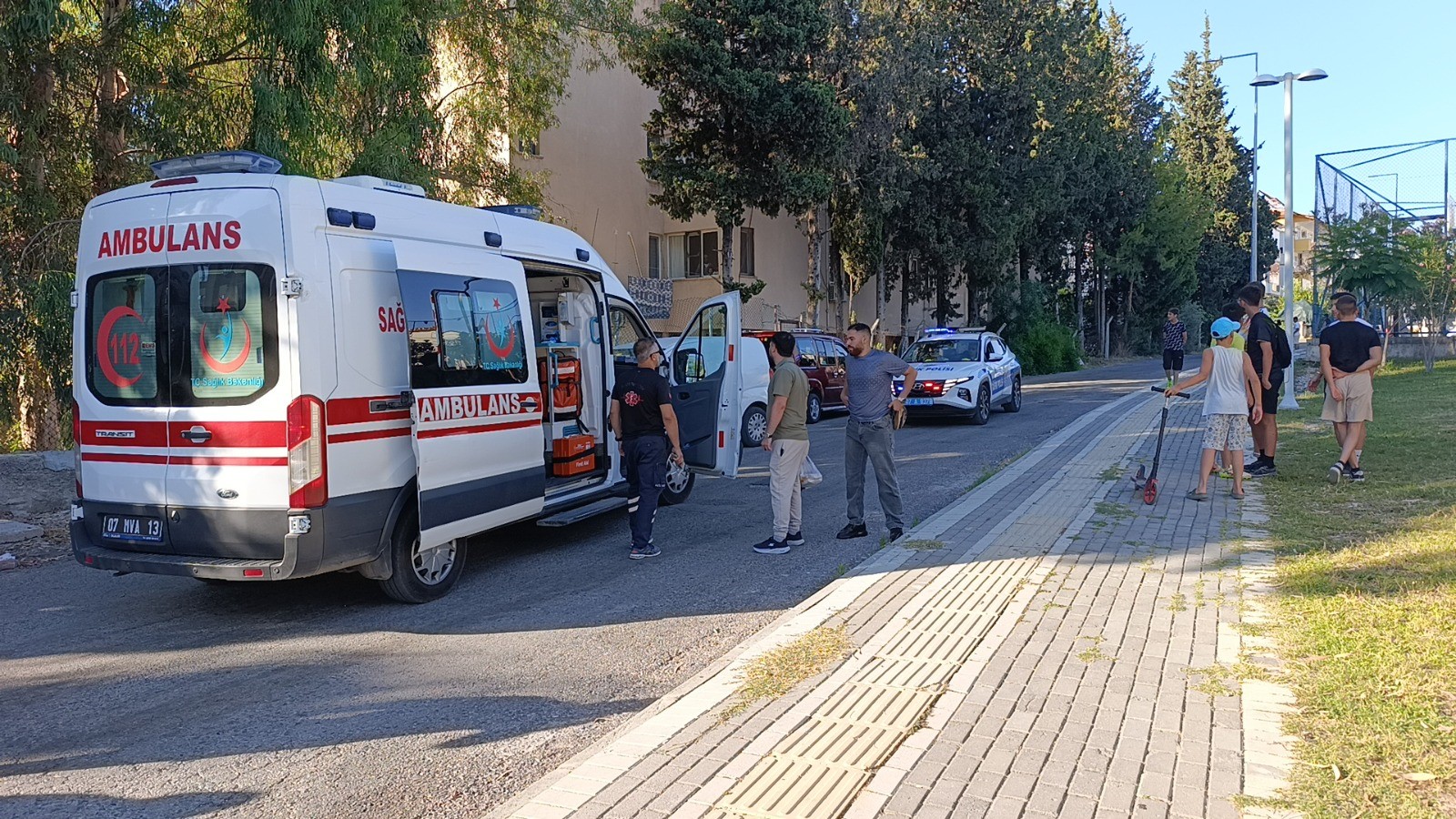 Motosikletle Kaza Yapıp Yaralandı, Polise 'Bisikletle Yaptım' Dedi (5)