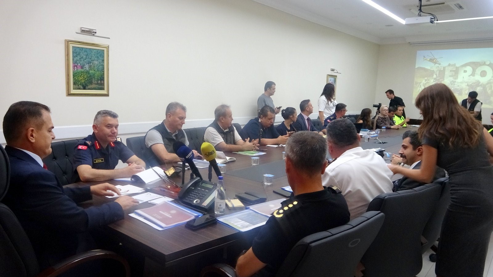 Muğla’da Güvenlik Ve Orman Yangınlarıyla Mücadele Masaya Yatırıldı (2)