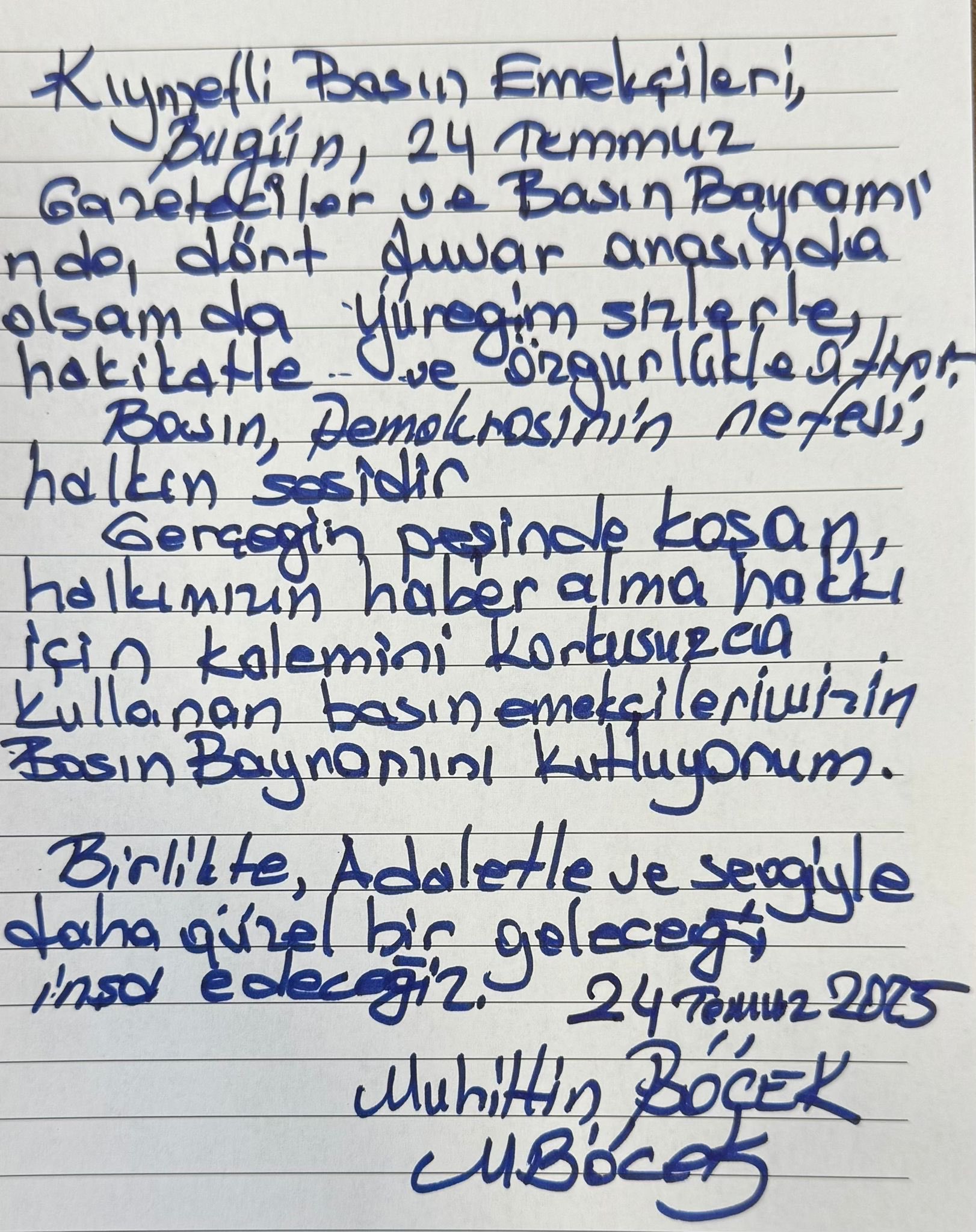 Muhittin Böcek Mektup-2
