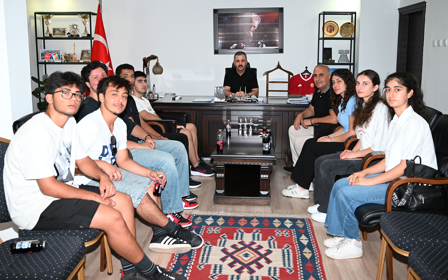 Sınavda Derece Yapan Öğrencilerden Protokole Ziyaret (2)