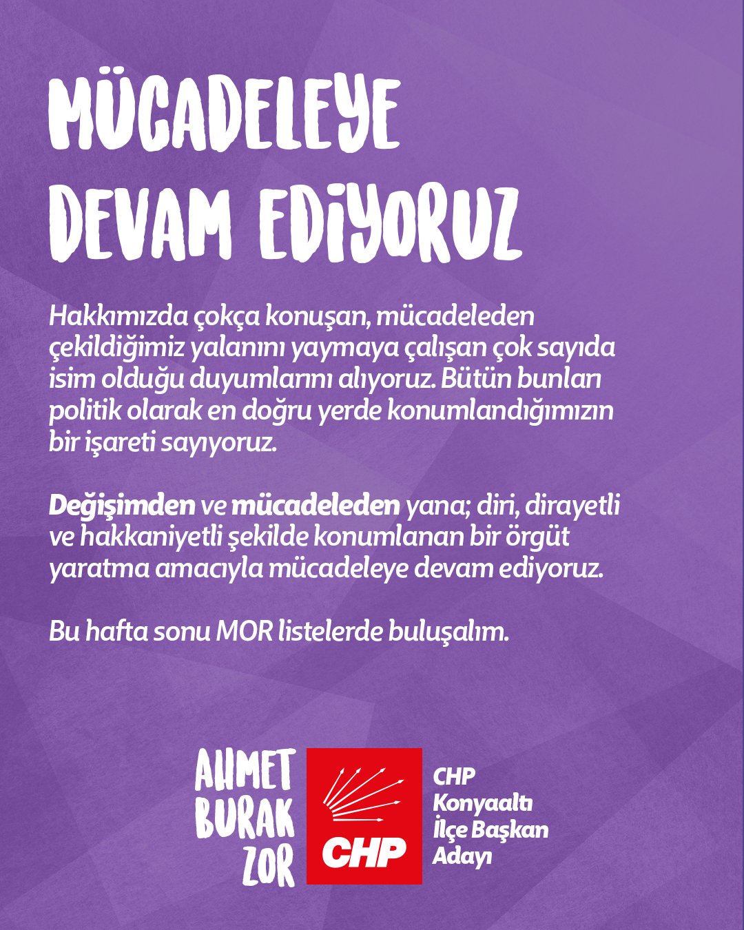 Ahmet Burak Zor Aciklama