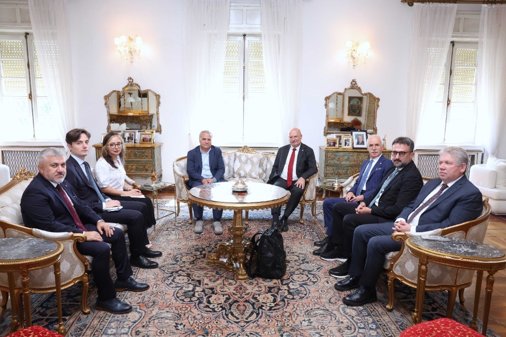 Ato Başkanı Baran'dan İtalya Büyükelçisi Marrapodi'ye Ziyaret (1)
