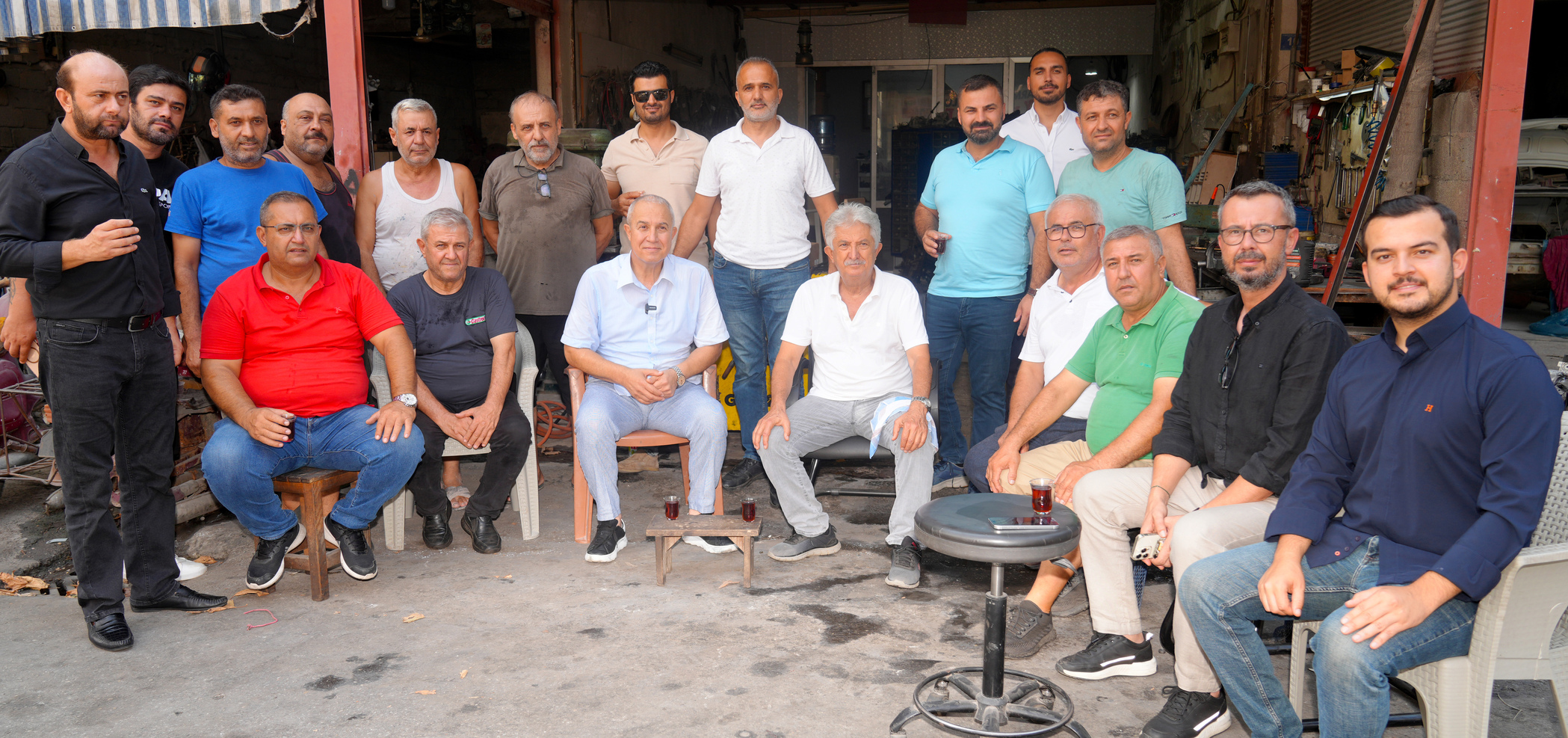 Başkan Özçelik Sanayi Esnafıyla Buluştu (3)