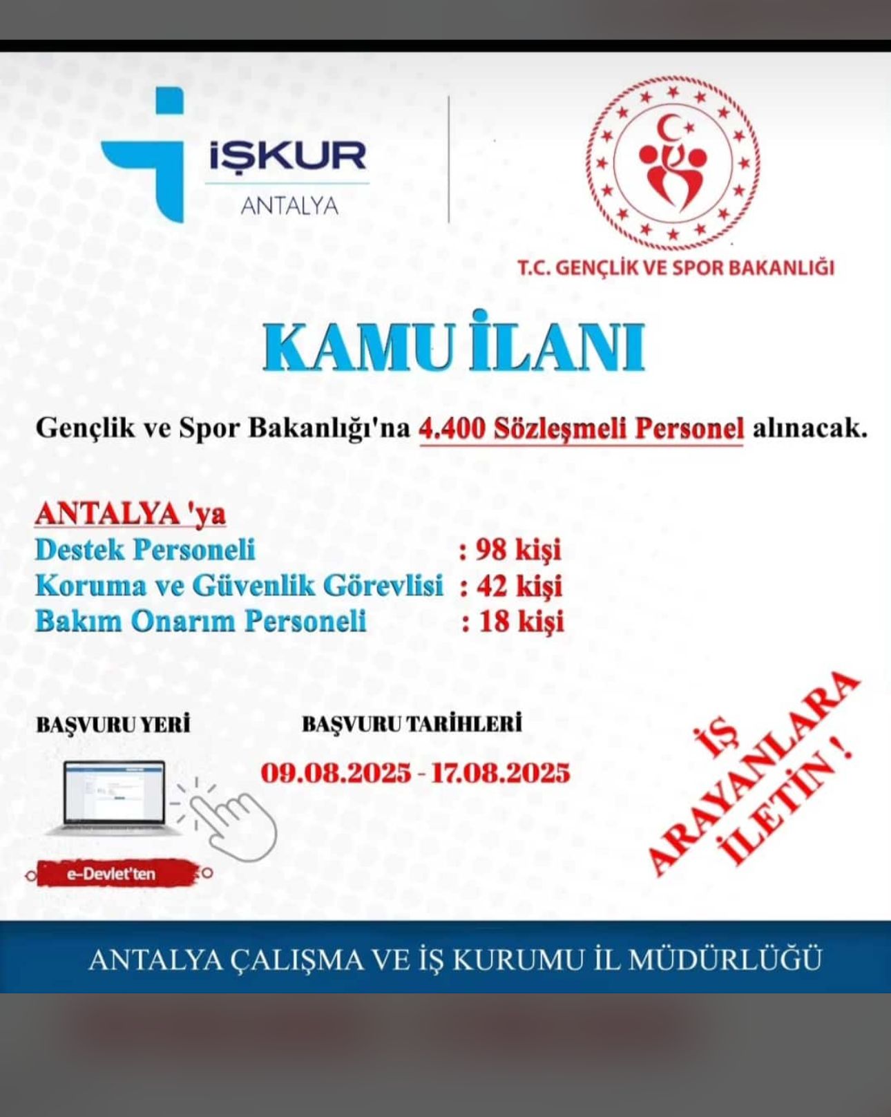 Iş Ilani Başvuru