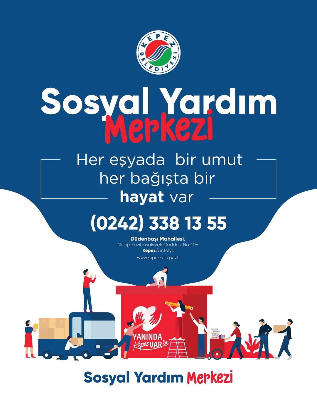 Kepez Belediyesi Sosyal Yardım Merkezimiz Ihtiyaç Sahibi Vatandaşlarımız Ile Hayırseverlerimiz A