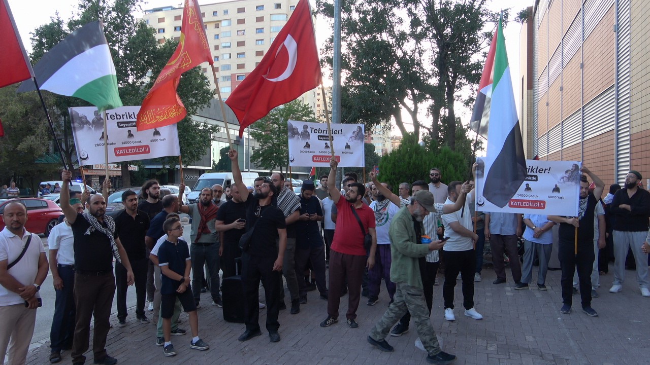 Konyada Israil Protesto Edildi (1)