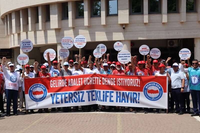 Memur Sen'den Hükümetin Zam Teklifine Protesto (5)