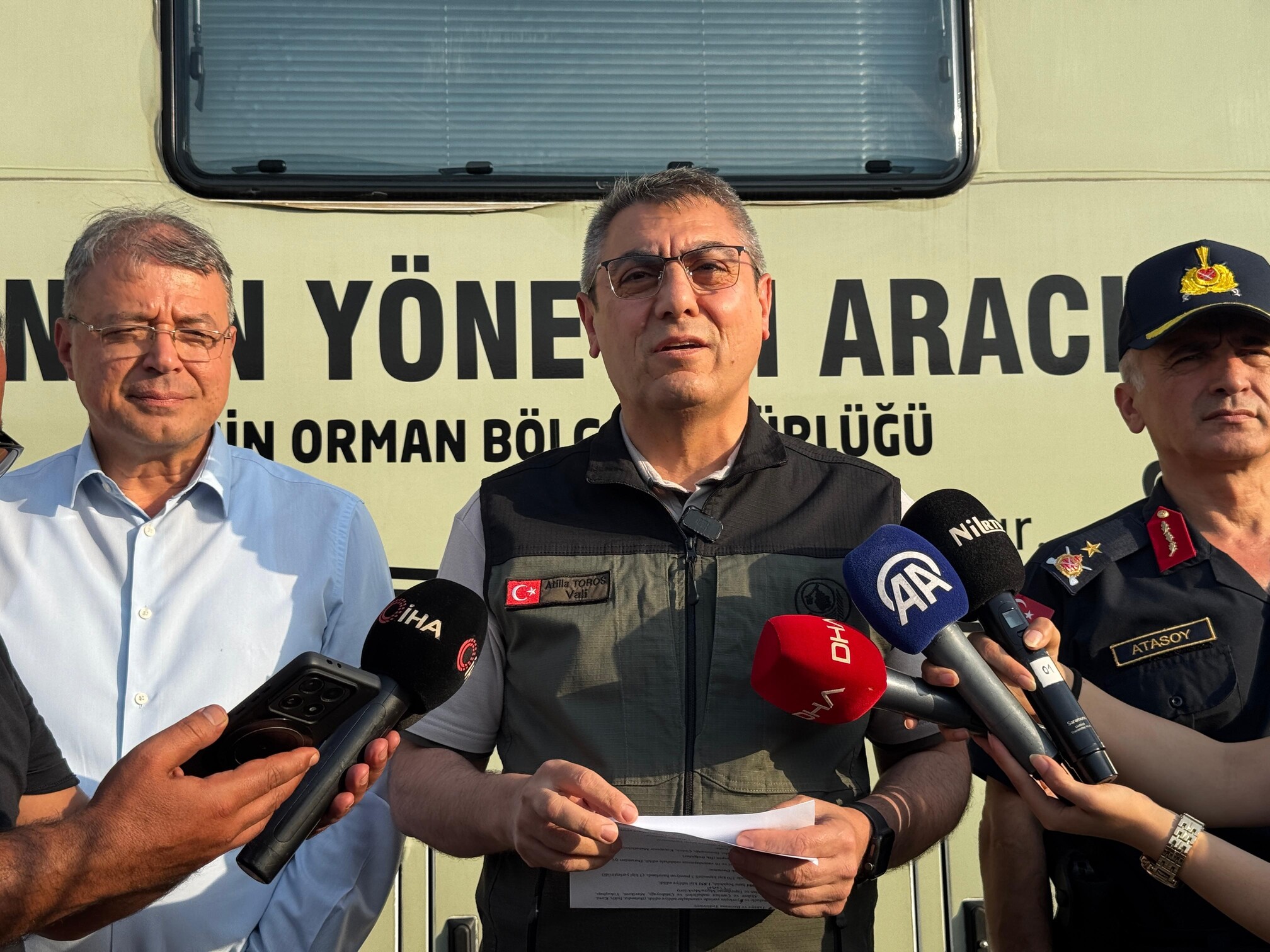 Mersin Valisi Yanginlarla Ilgili Konustu (2)