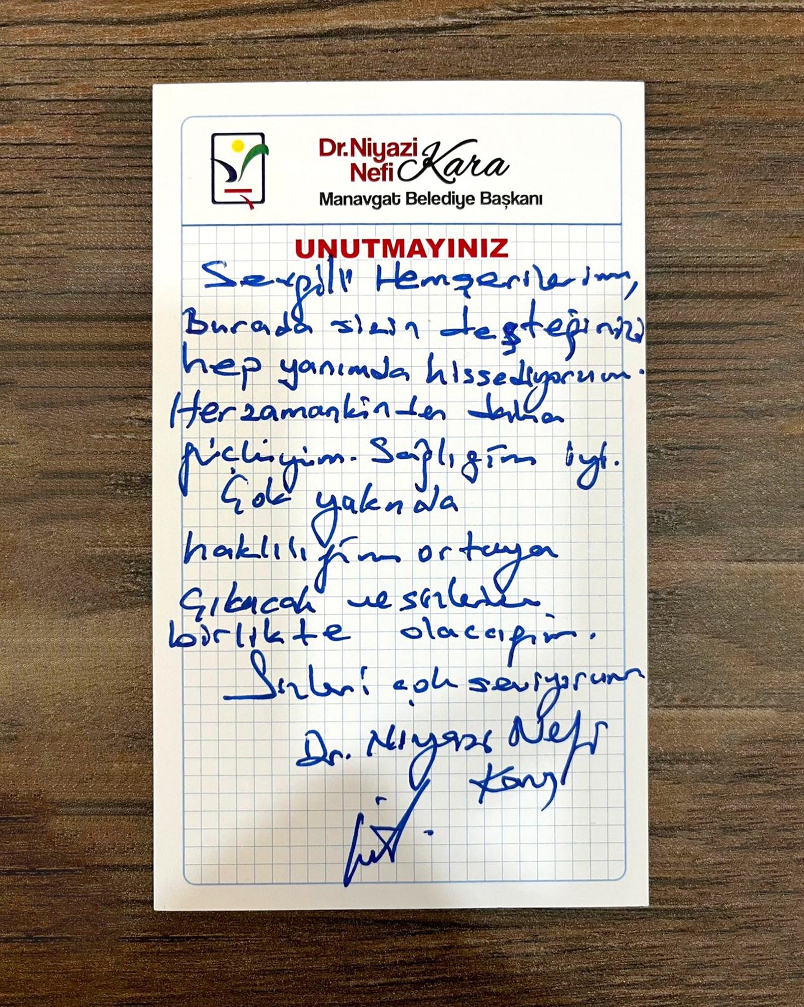 Niyazi Nefi Kara Mektup