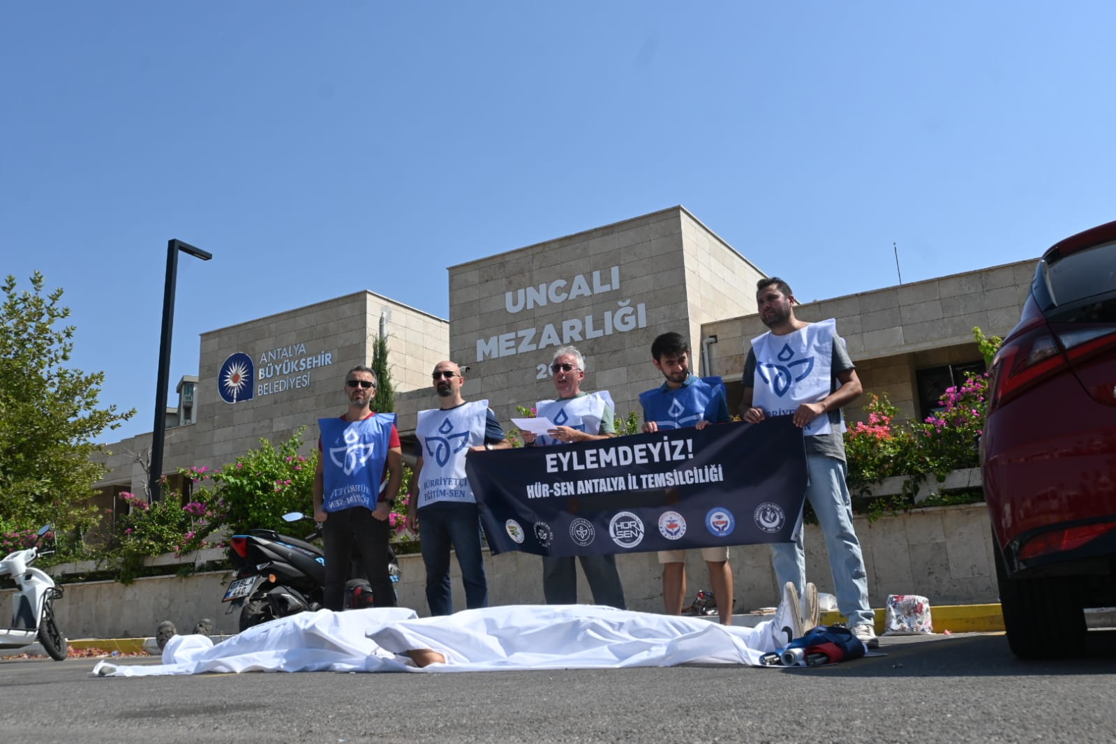 Uncalı'da Kefenli Eylem (4)