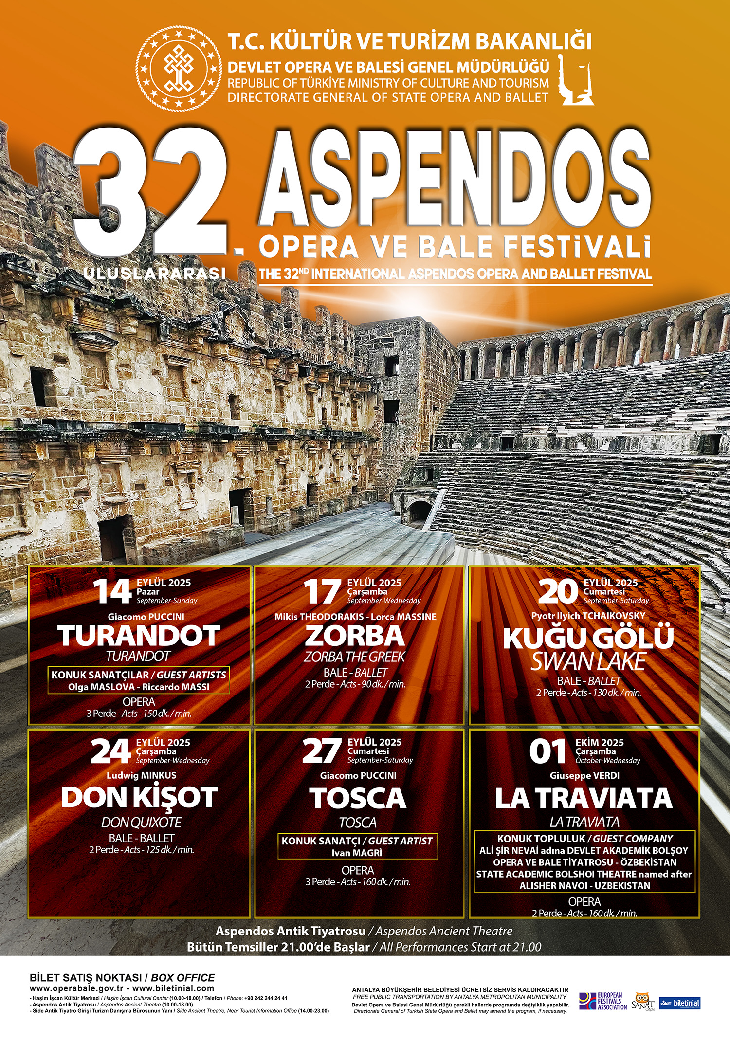 32 Aspendos Genel Afiş