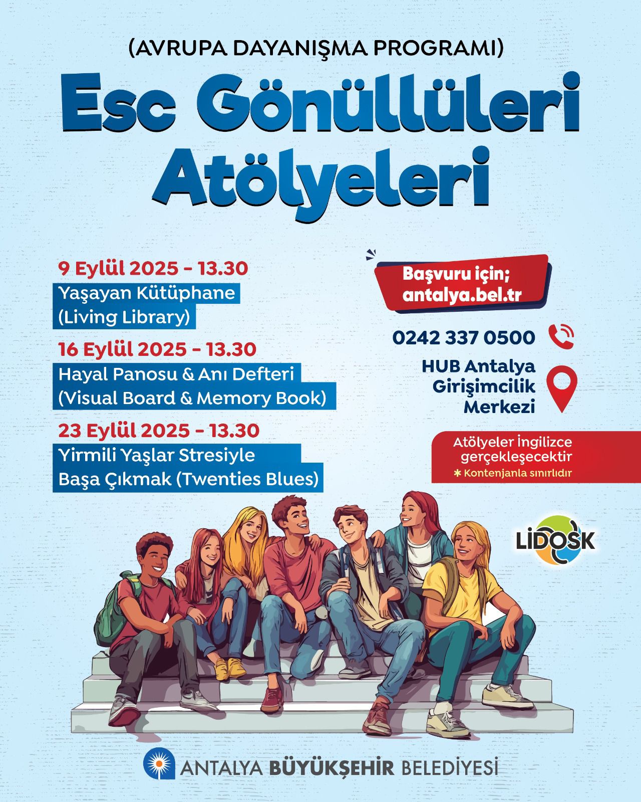 Esc Gönüllüleri Atölyeleri ’Ne Başvurular Başladı