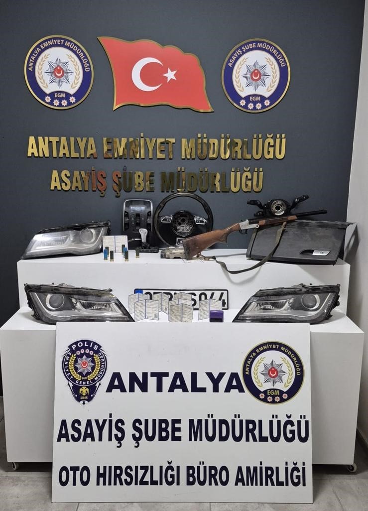 Antalya'da 'Change' Araç Operasyonu Emniyet 5 Ay Boyunca Izlerini Sürdü (1)