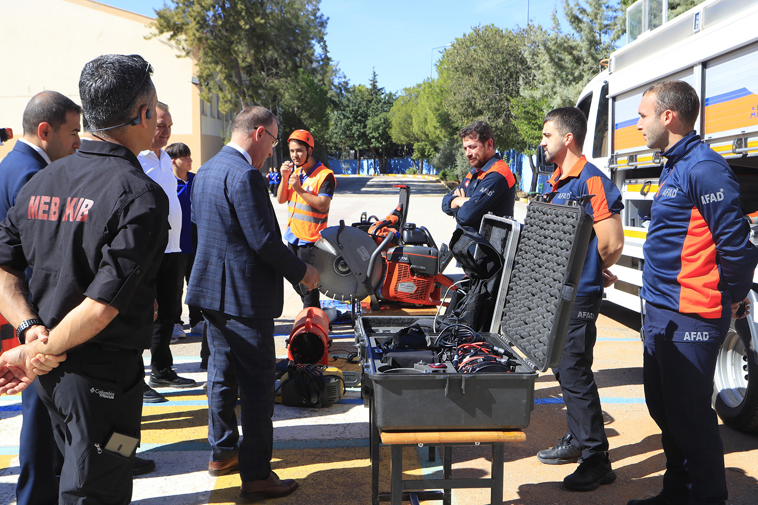 Antalya’da Deprem Tahliye Tatbikatı Gerçekleştirildi (5)