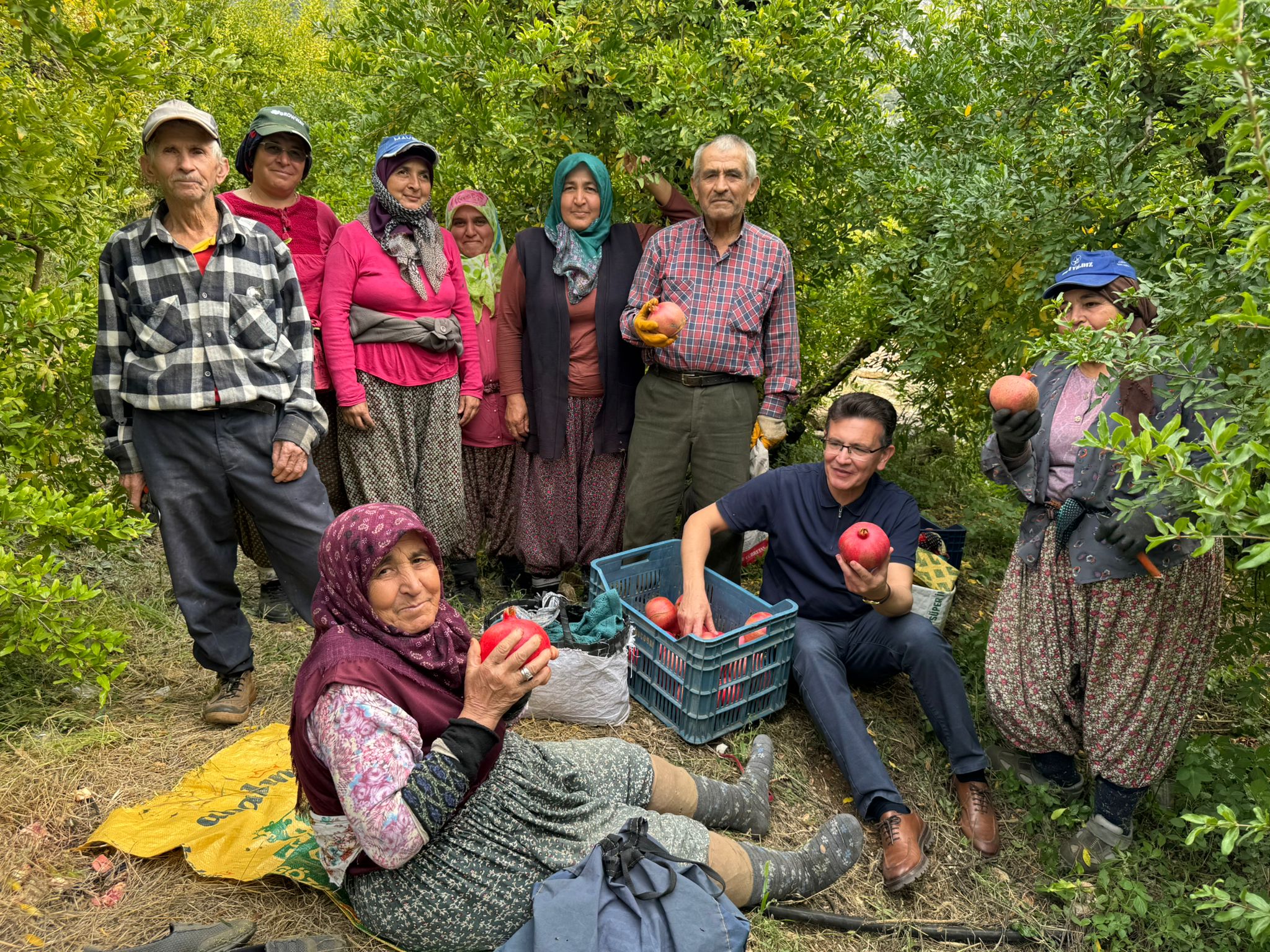 Bahçede Hasada Yardım Etti (3)