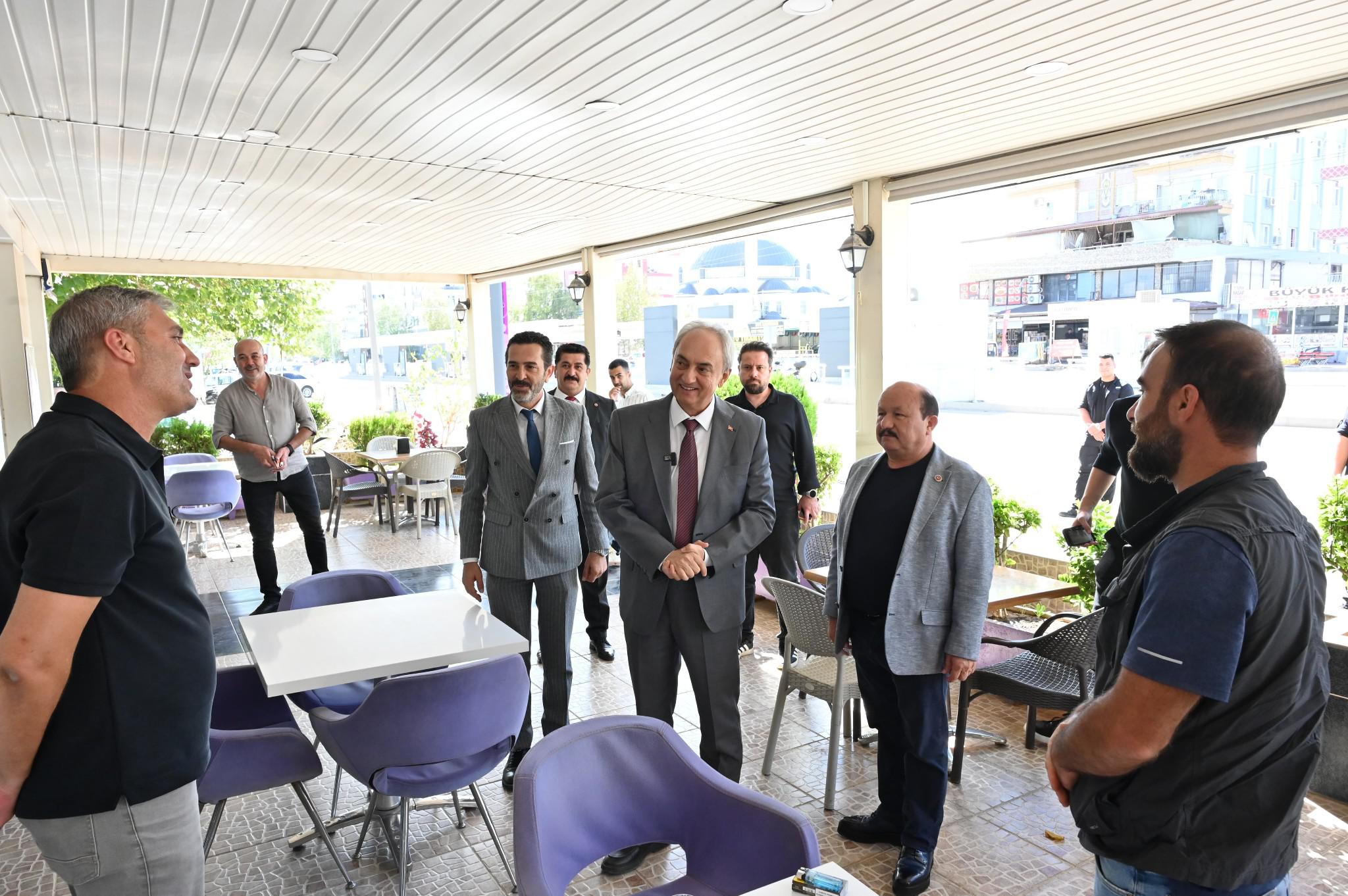 Baskan Kocagoz, Varsak Esnafini Ziyaret Etti 11