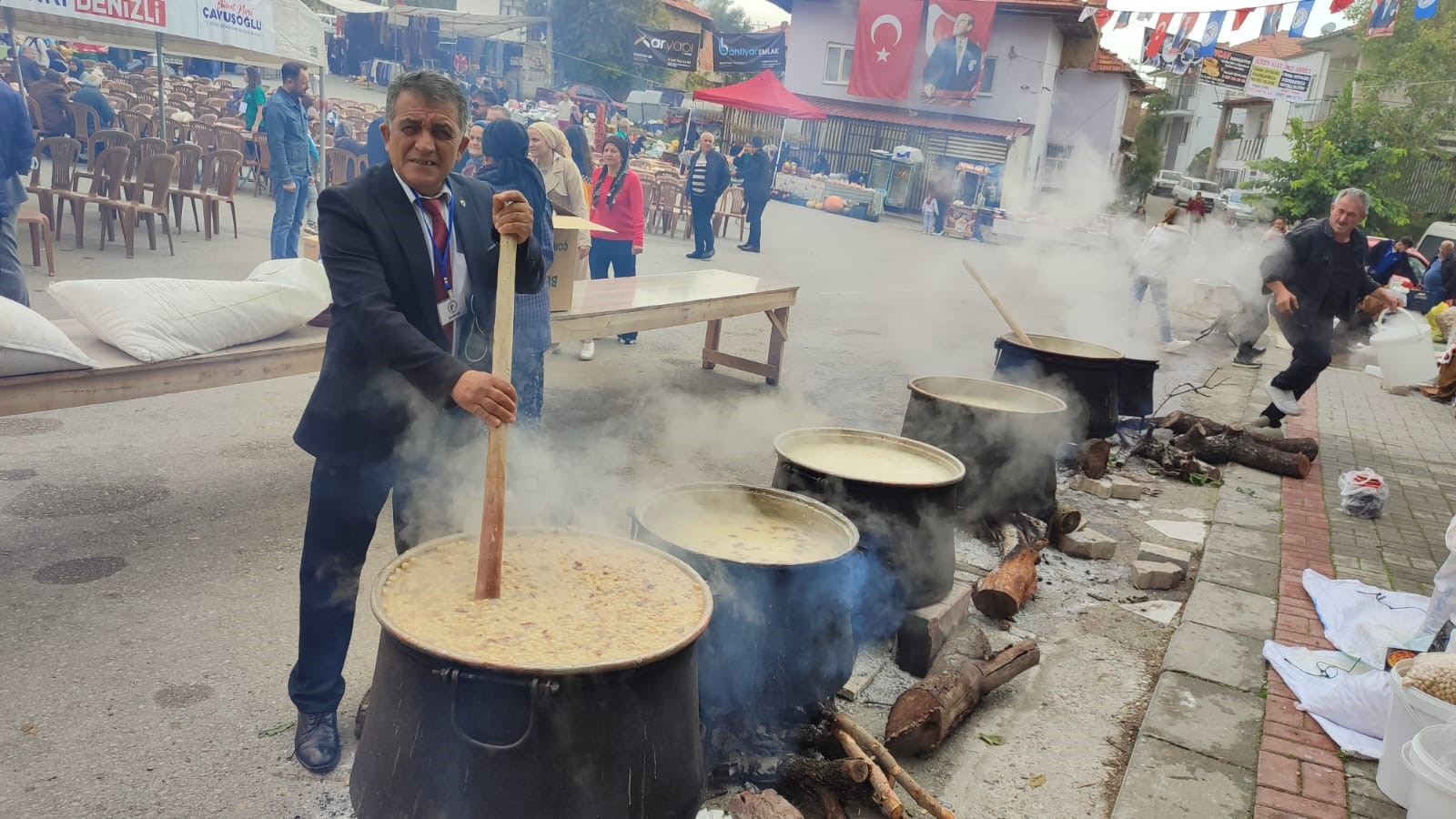 Binlerce Kişi Dumanı Üstünde Tarhana Çorbasında Buluştu (1)