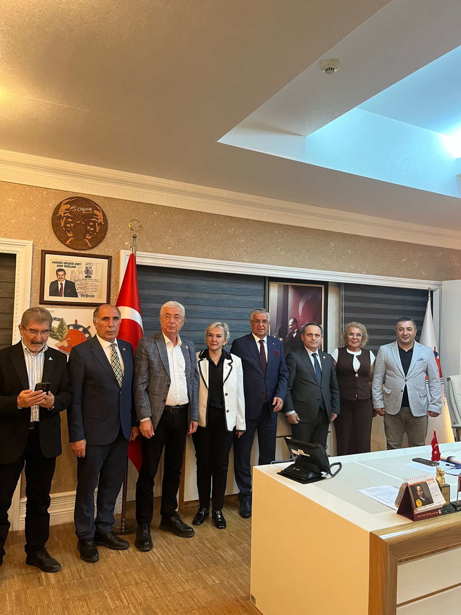 Chp’den Başkan Topaloğlu’na Ziyaret (2)