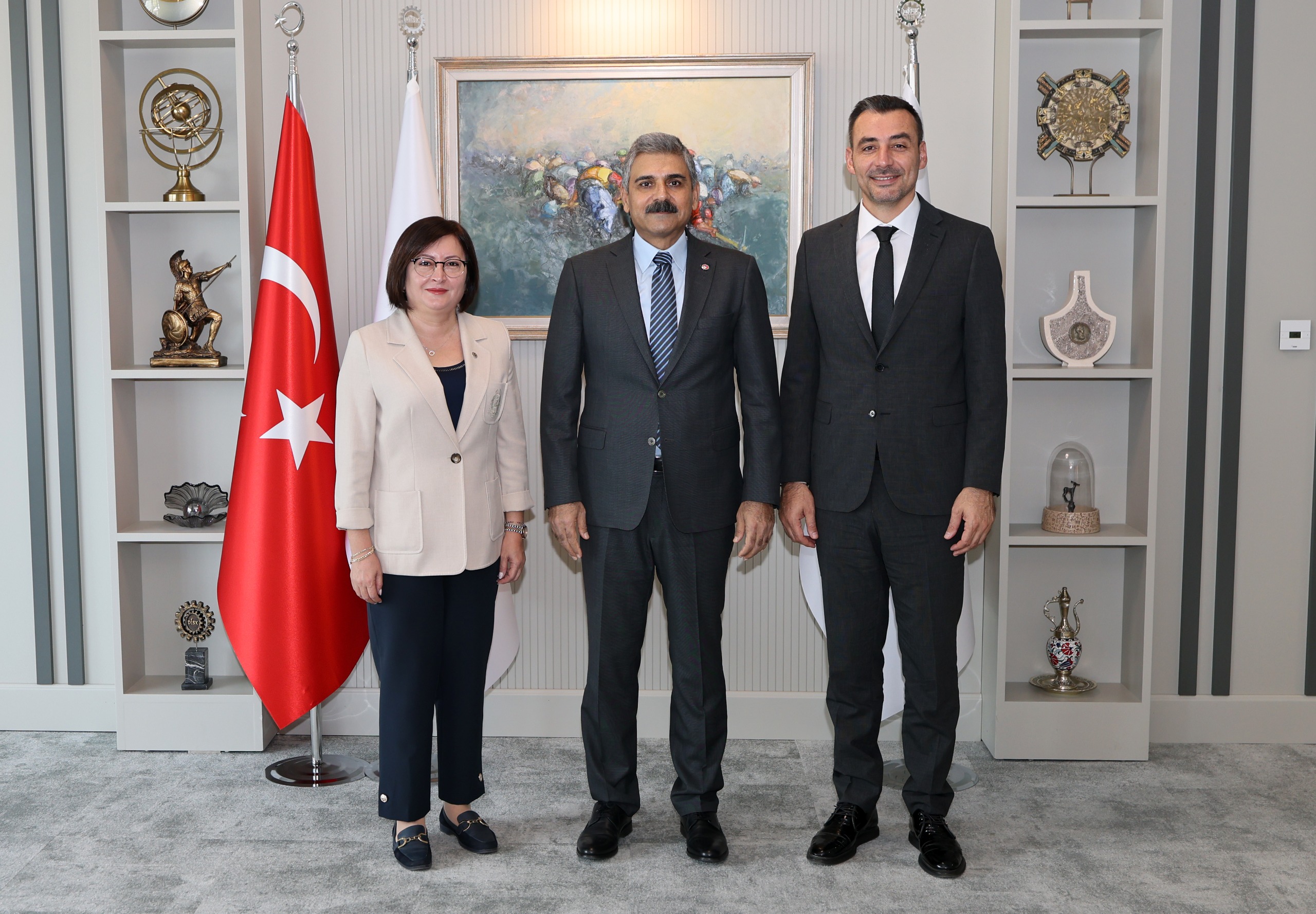 Di̇sk Ve Chp Genel Merkezine Ziyaret (2)