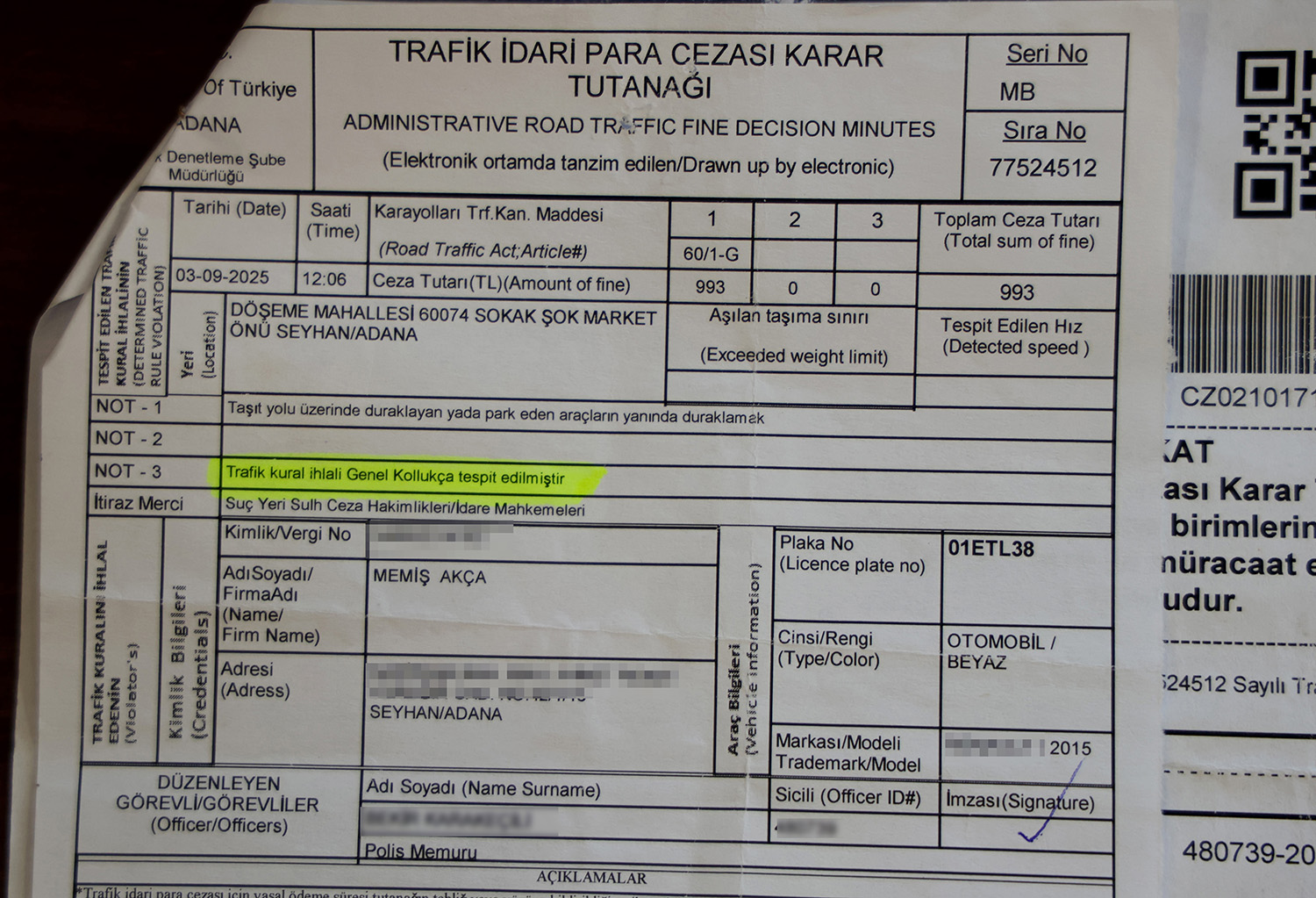 Her Polis Ceza Yazamayacak (3)
