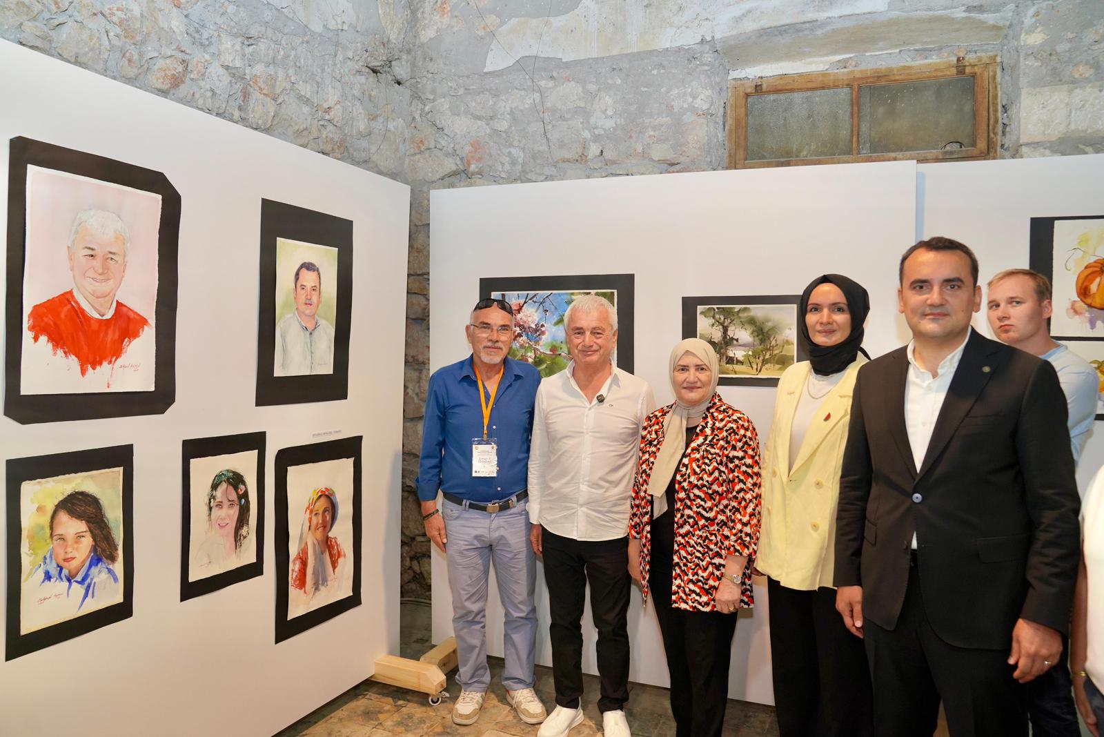 Hm 6'Ncı Uluslararası Finike Suluboya Festivali Coşkula Tamamland (2)
