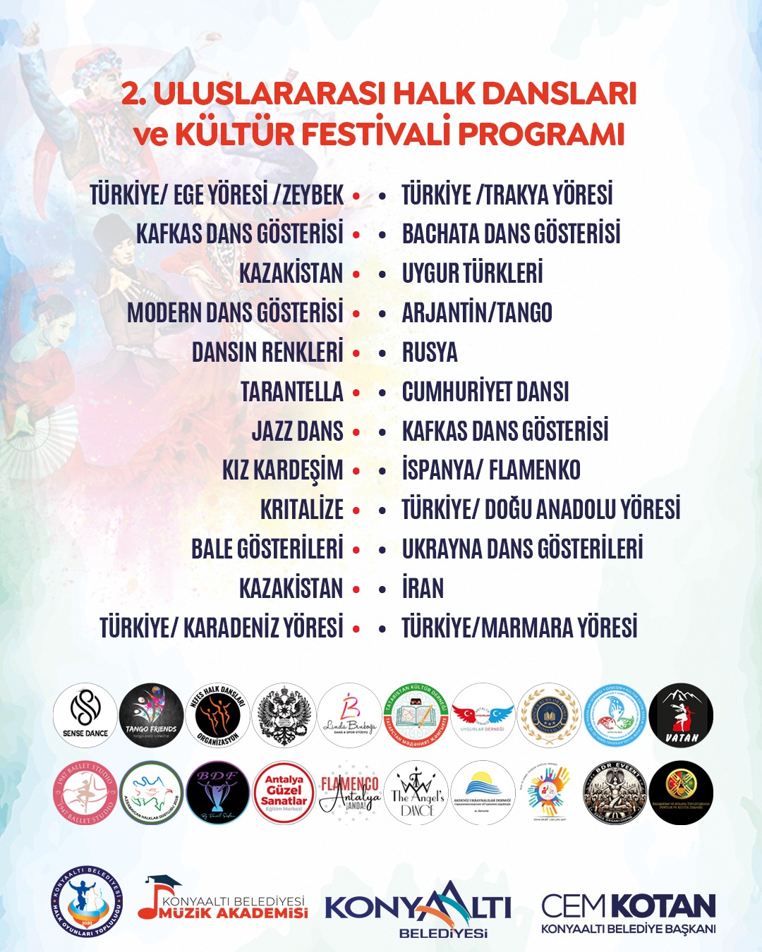 Konyaalti’nda Cumhuri̇yet Bayrami Halk Danslariyla Kutlanacak (2)