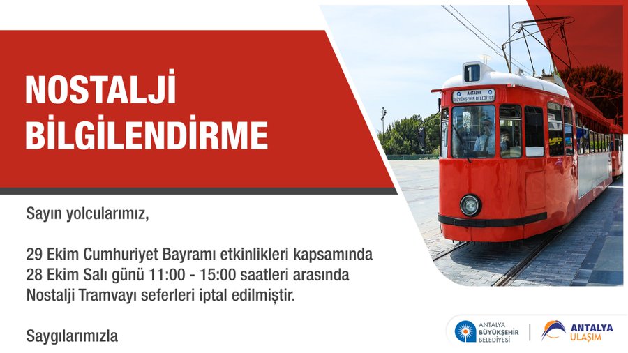 Nostalji Tramvayi 29 Ekim-1
