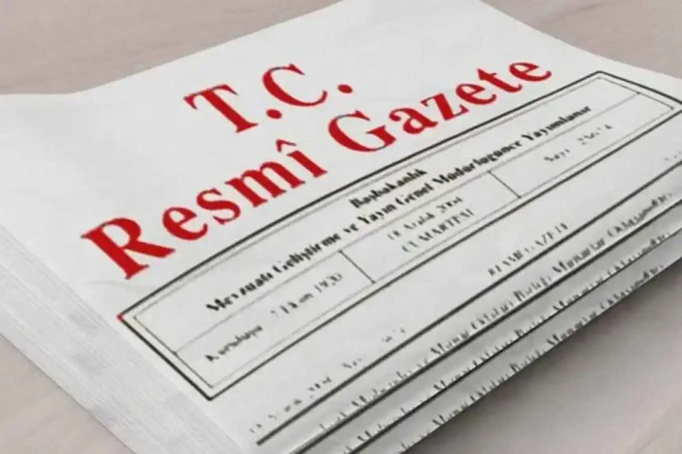 Resmi Gazetede Yayımlandı (1)