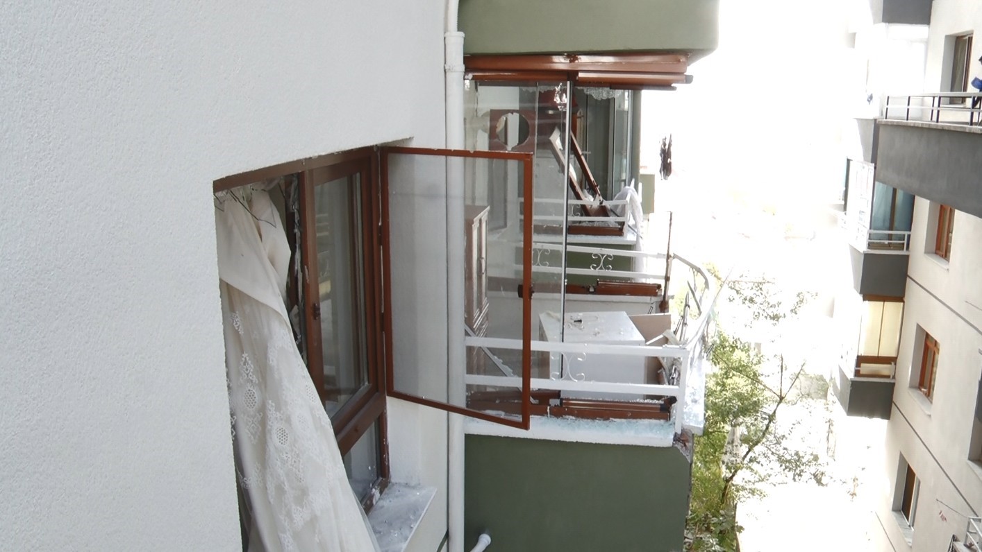 Ankara'da Doğal Gaz Patlaması 1 Yaralı (4)