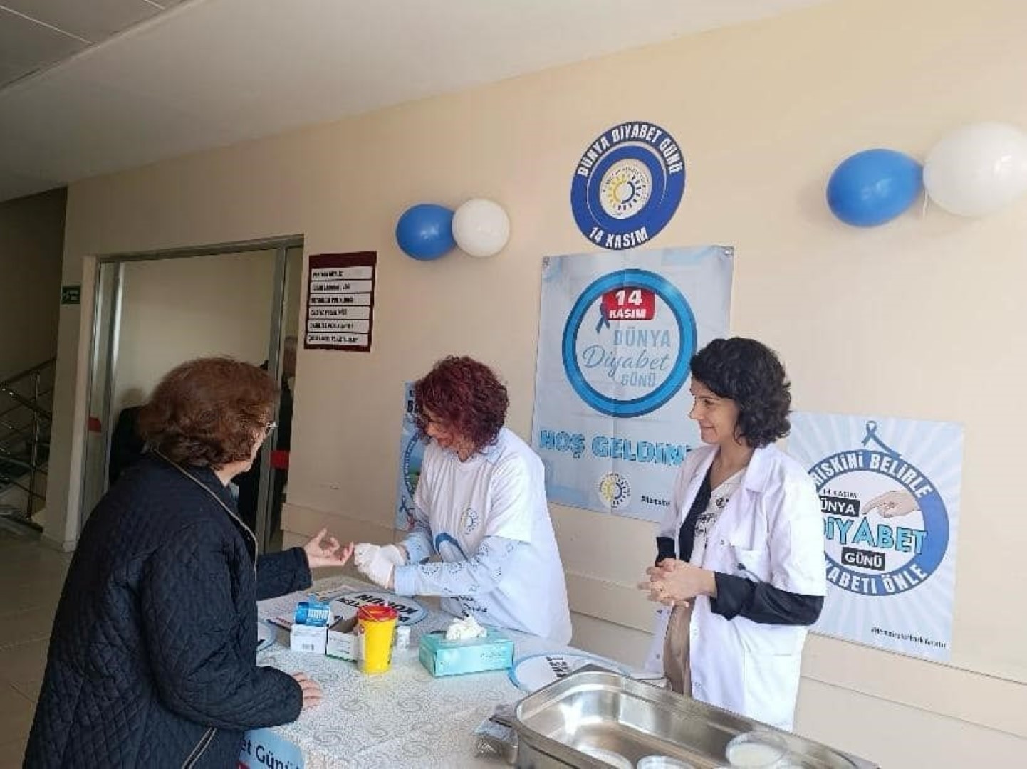 Aydın Devlet Hastanesi'nde Vatandaşlar Diyabete Karşı Bilgilendirildi (1)