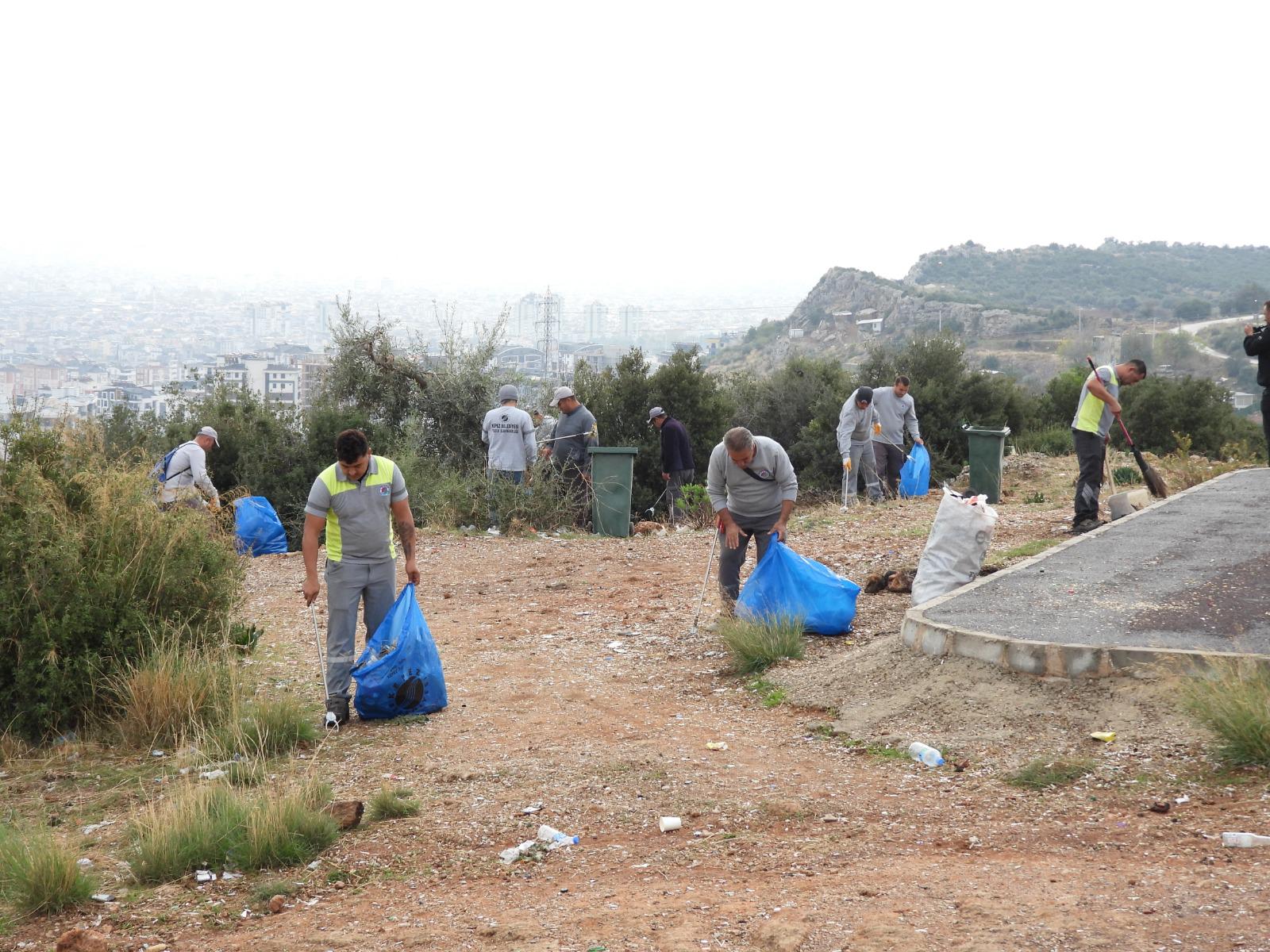 Cankayada Temizlik Seferberligi 80 Cuval Cop Toplandi 2