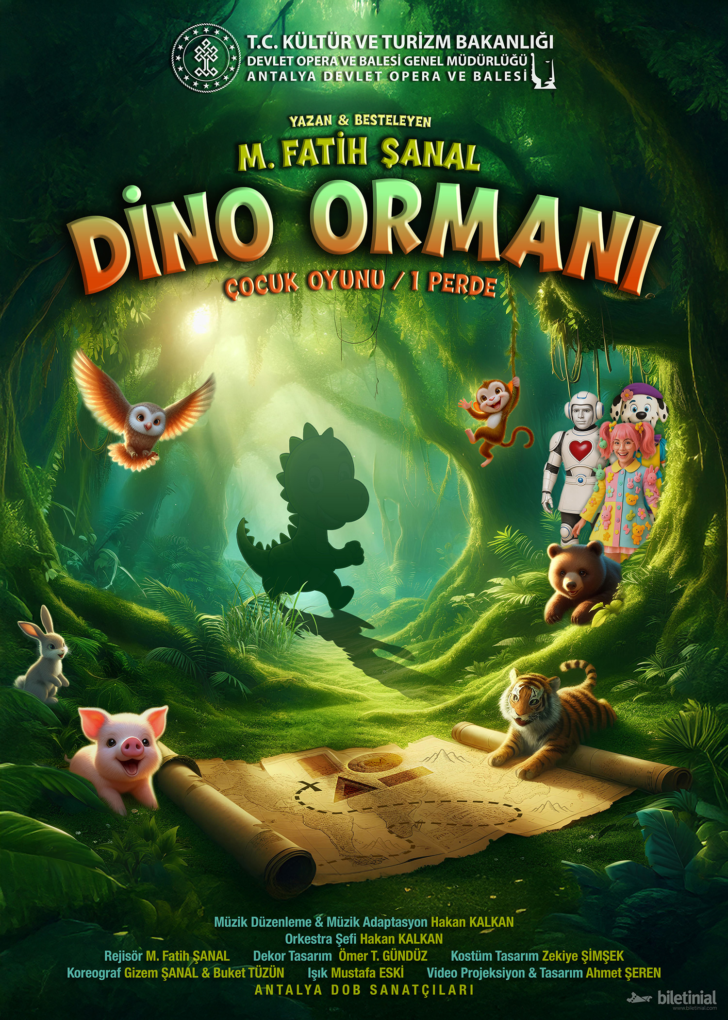 Dünya Prömiyeri ‘Dino Ormanı’ Sahneye Çıkıyor (2)