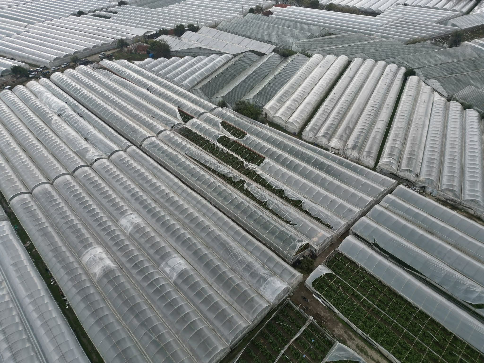 Hortum Seralara Zarar Verdi