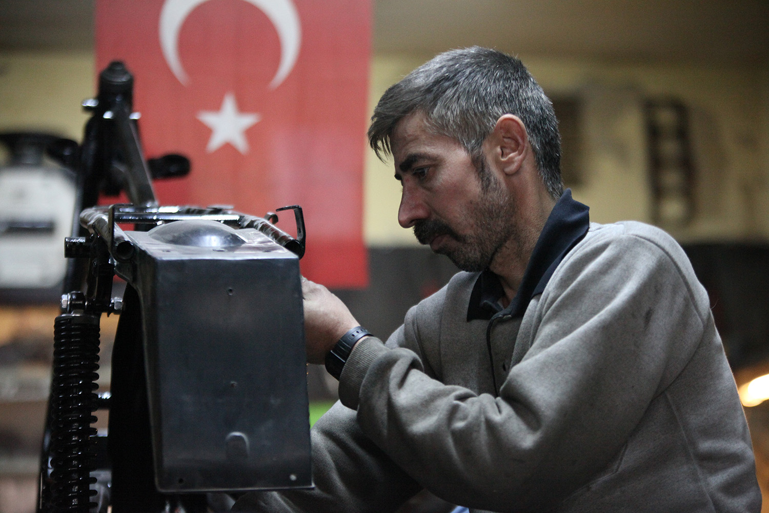 Hurdaya Dönen Jawa Motosikletler Atölyede Yeniden Gün Yüzüne Çıkıyor (4)