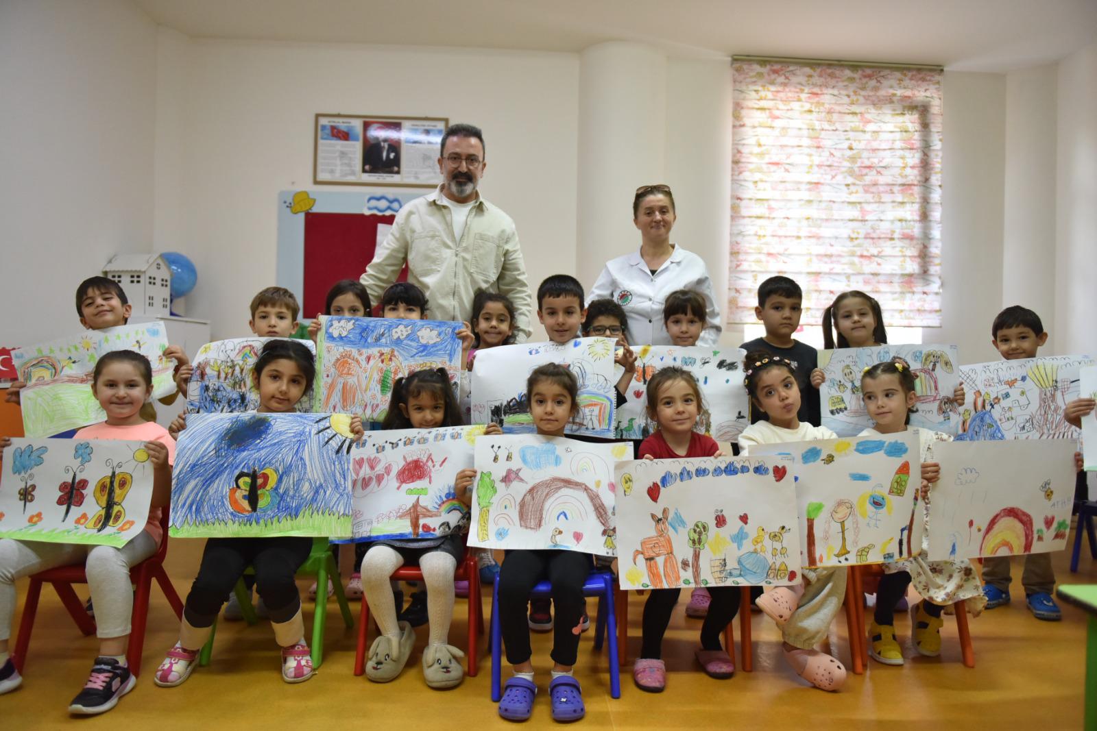 Kepezin Minik Doga Kasiflerinden Renkli Calismalar 5