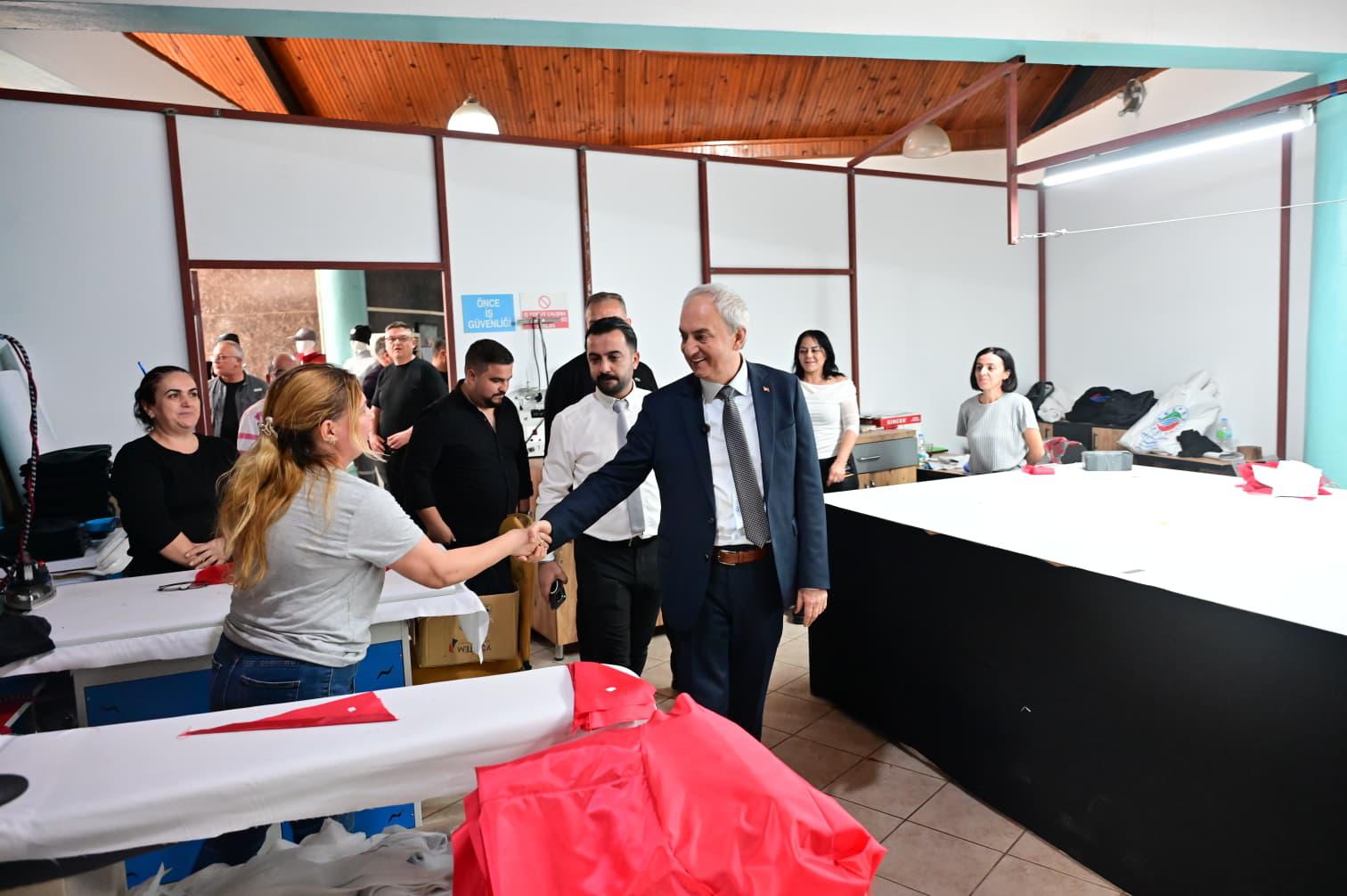 Kocagoz, Kadin Emegiyle Buyuyen Tekstil Atolyesini Ziyaret Etti 4