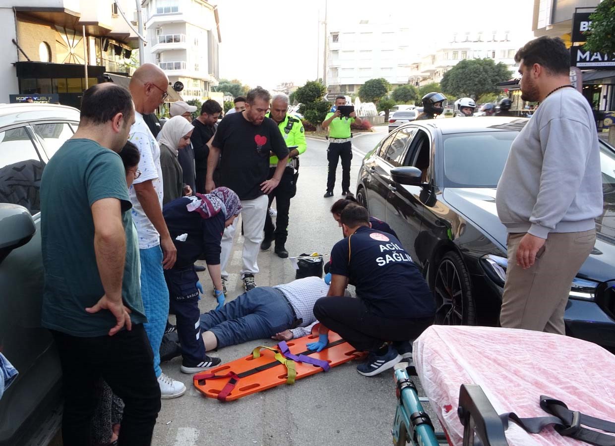 Otomobilin Çarptığı Yaya Ağır Yaralandı (2)