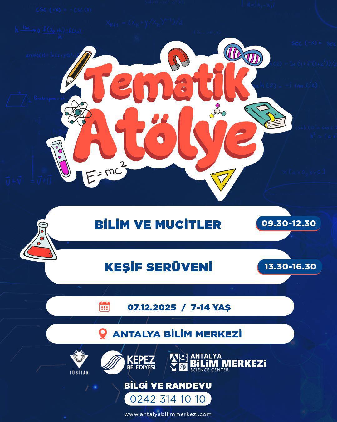 Antalya Bilim Merkezinde Hafta Sonu Dopdolu Atolye Maratonu 3