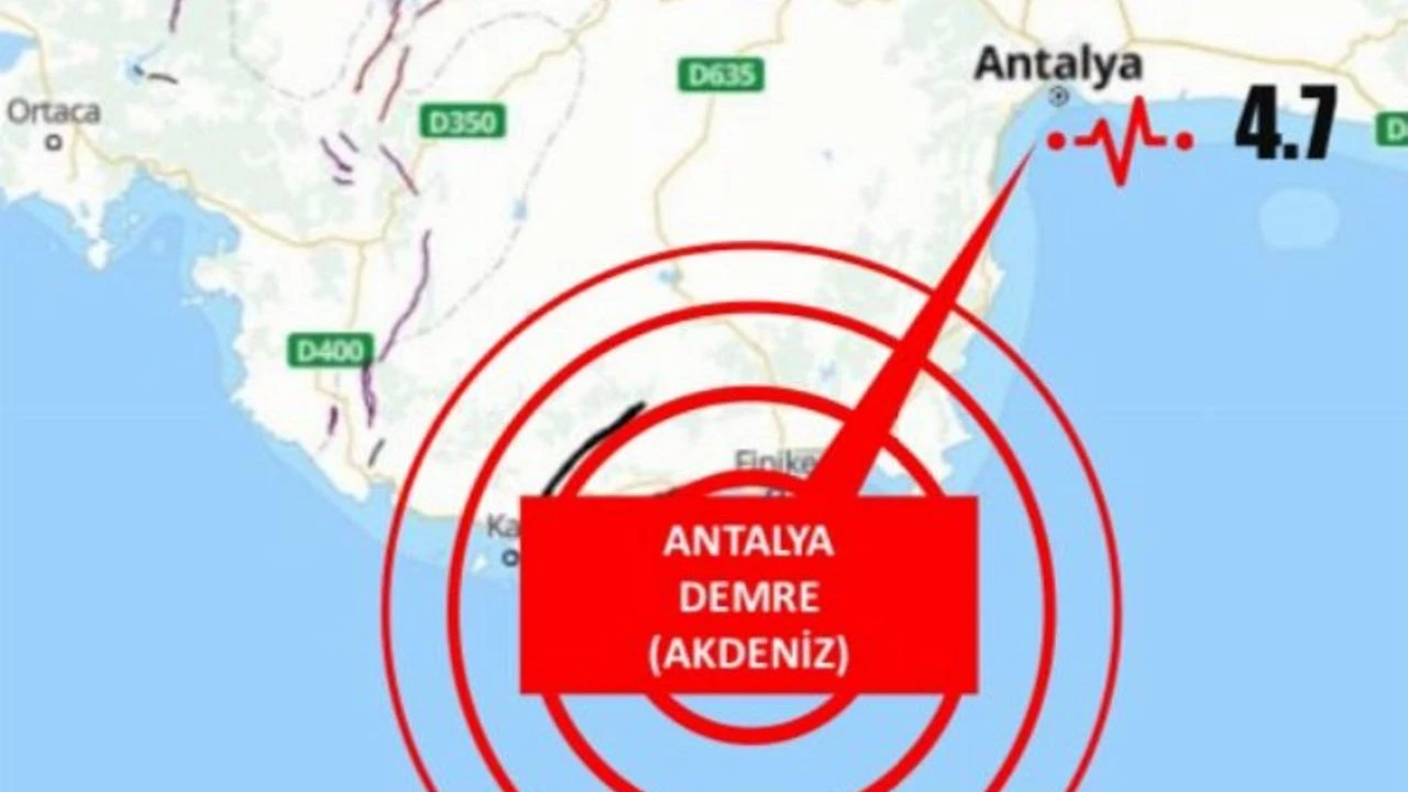 Antalya Da Hangi Ilçelerde Deprem Oldu (1)