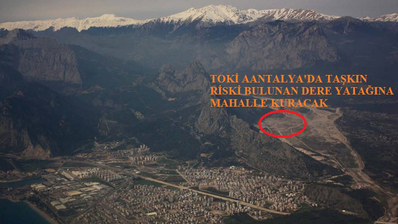 Antalya’da Dere Yatağına Konut Endişesi (2)