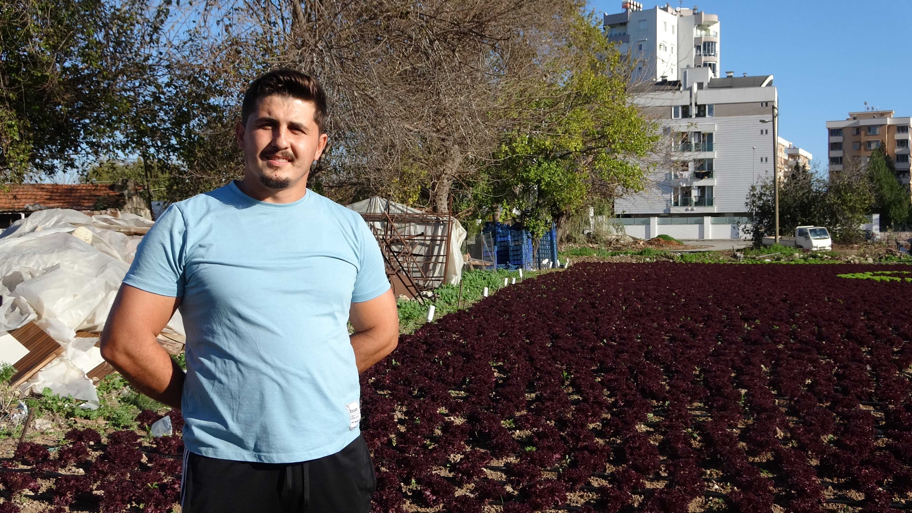 Antalya’da Türk Bayrağı Tarlaya Yansıdı (5)
