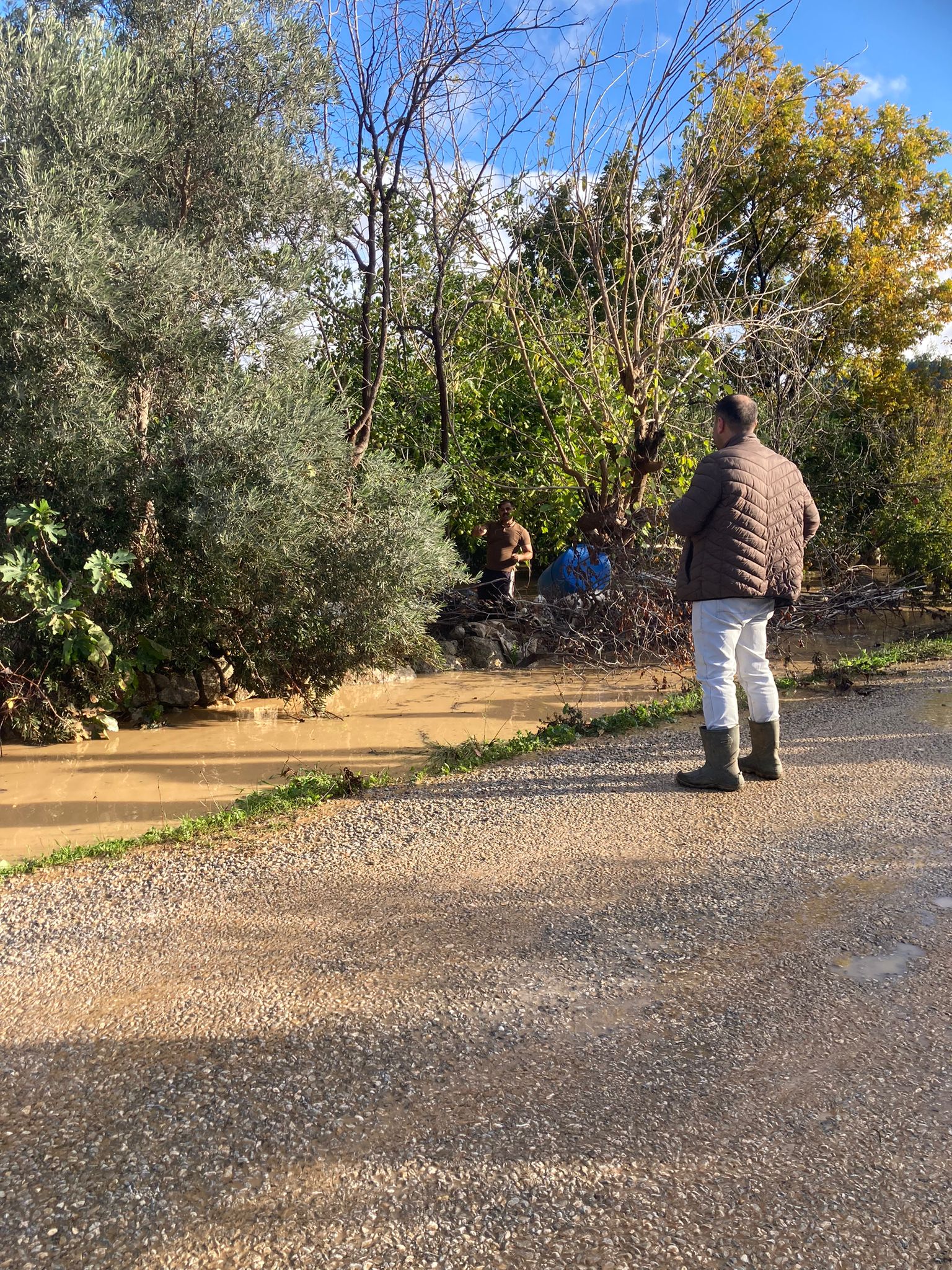 Antalya’da Yollar Kapandı (1)