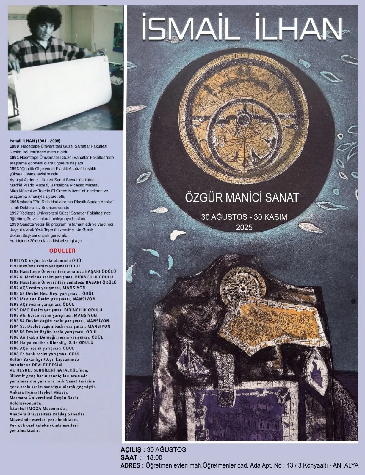 Antalyalılar Usta Sanatçıyı Eserleriyle Yeniden Keşfetti (1)