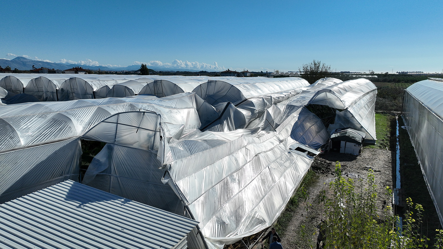 Büyükşehir Belediyesi Seraları Zarar Gören Çiftçinin Yanında (19)