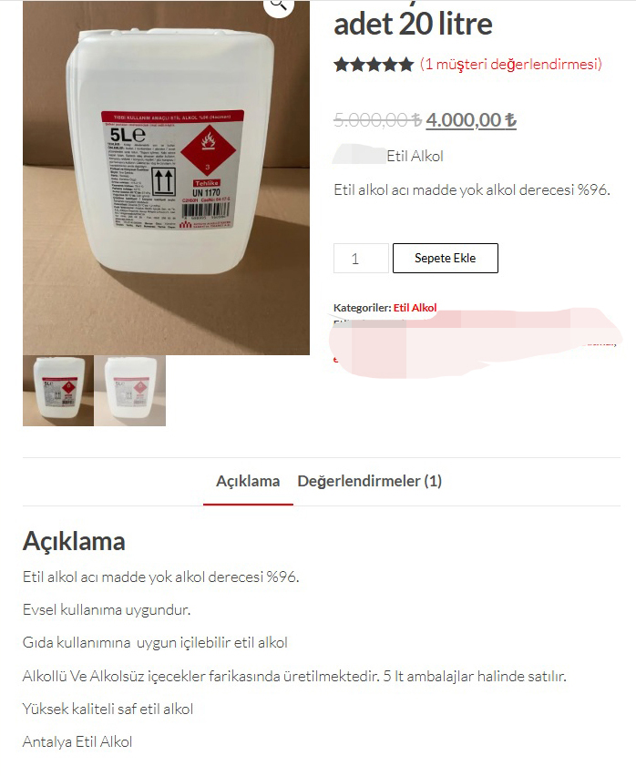 Etil Alkol Internetten Bidonla Alınıyor, Pet Şişede Içki Satılıyor (2)