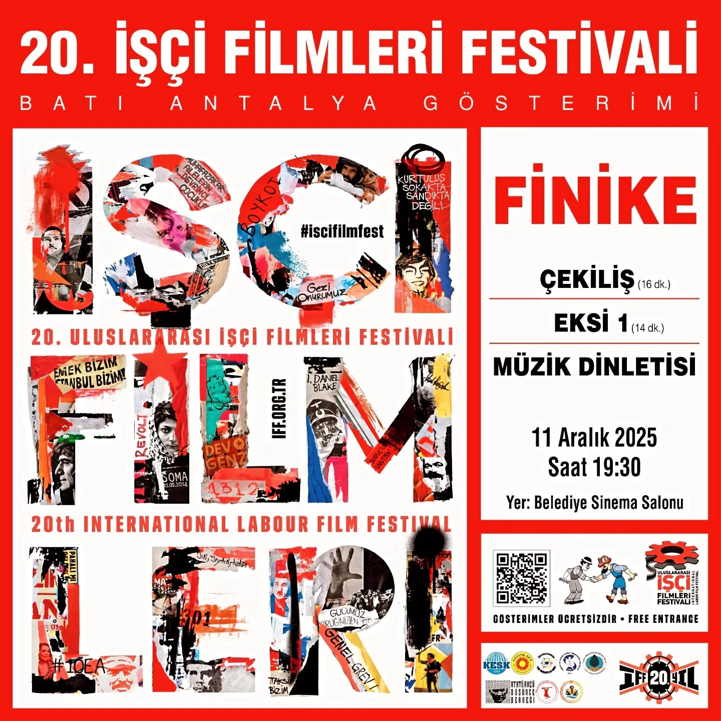 İşçi Filmleri Festivali, Batı Antalya’da Gösterimde (3)