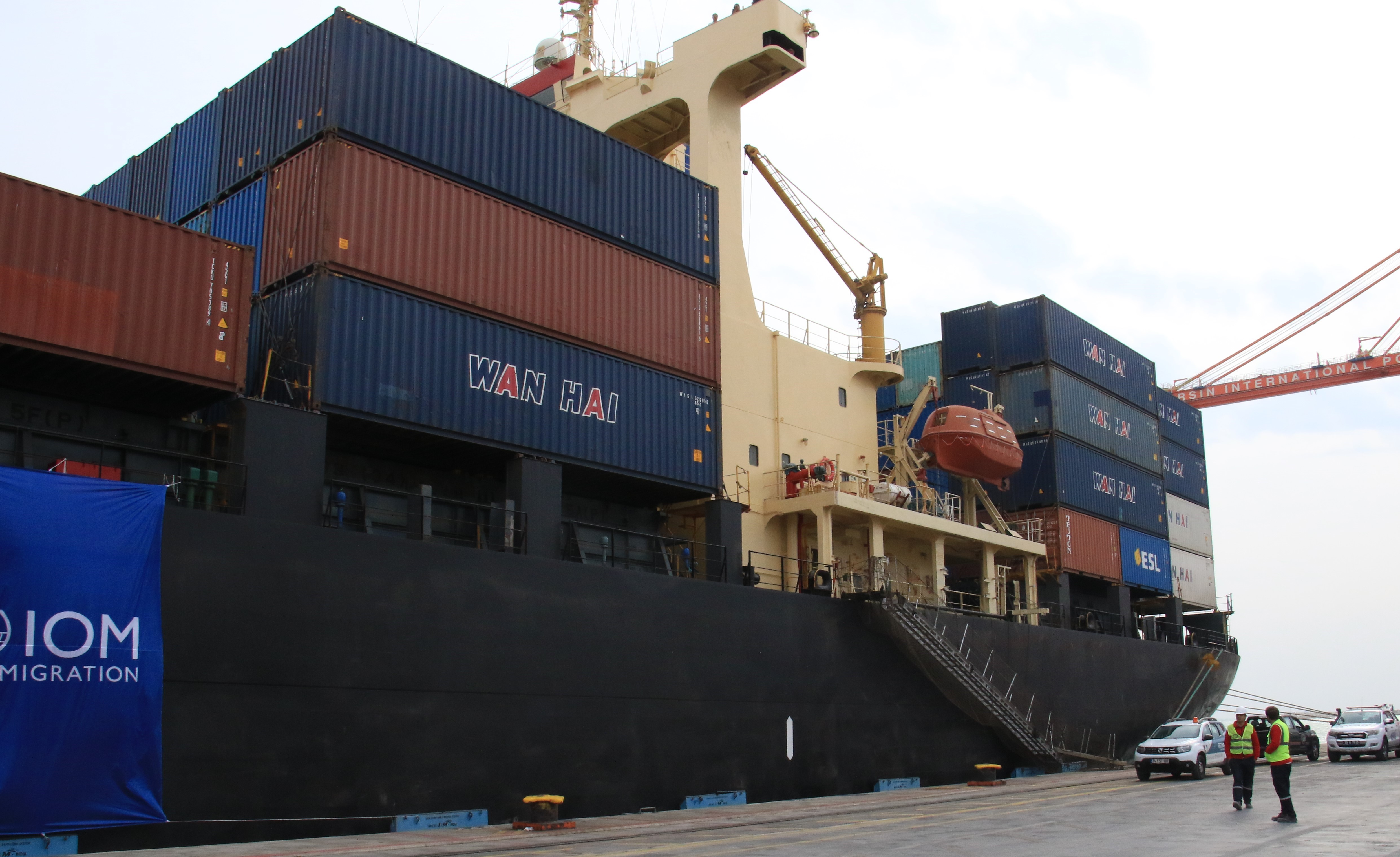 İyilik Gemisi Mersin’den Sudan’a Uğurlandı 10 Bin Çadır Yola Çıktı (4)