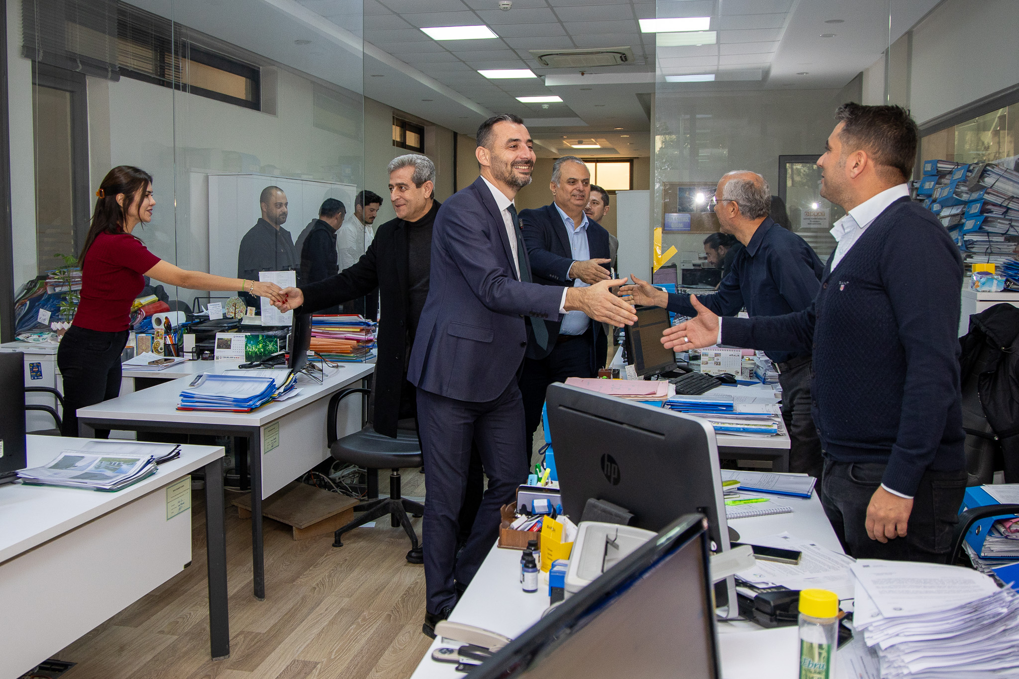 Manavgat Belediye Başkan Vekili Mehmet Çiçek’ten Personele Yeni Yıl Ziyareti (1)