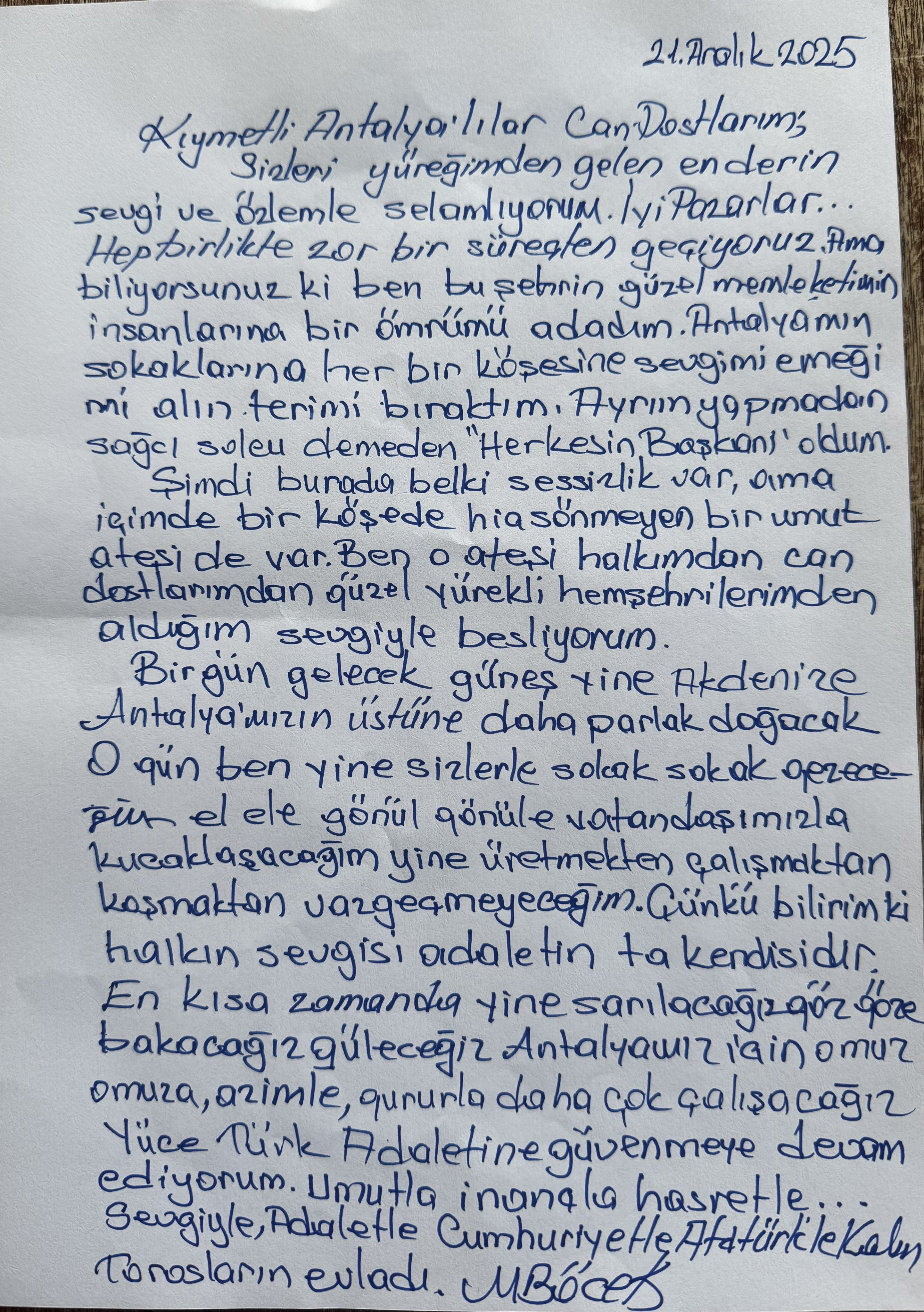Muhittin Bocek Mektup (2)