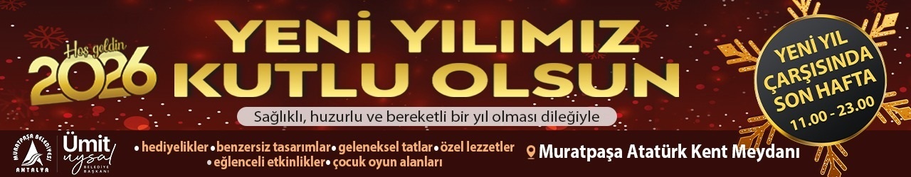 Muratpaşa Belediyesi Yeni Yıl Ilanı 2
